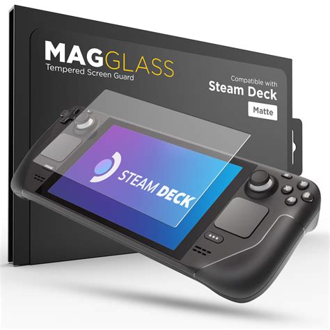 Steam deck screen protector - The ultra-thin 0.33mm design also ensures high sensitivity for an enhanced gaming experience. Experience the Ultimate Protection: Don't take any chances with the Steam Deck's display - trust in the protection of this high-quality screen protector. With full-screen coverage and advanced features, it's the ultimate accessory for any serious gamer. 